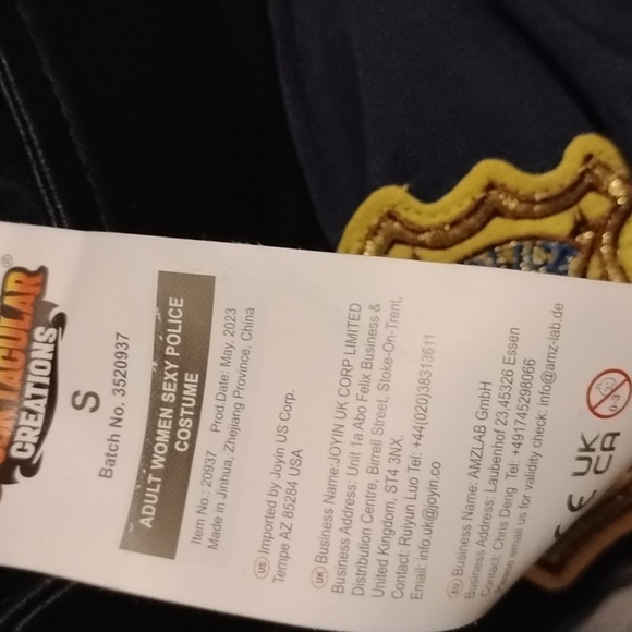 sexy police costume Sm - Picture 7 of 8